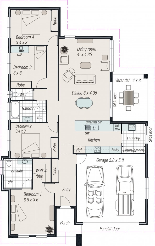 Peter Harris Homes Daintree floor plan Peter Harris Homes
